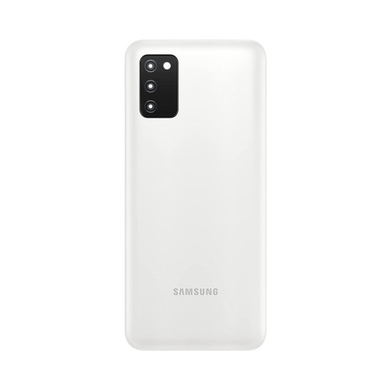 BACK COVER WITH LENS SAMSUNG GALAXY A03S/A037 WHITE BACK COVER WITH LENS SAMSUNG GALAXY A03S/A037 WHITE